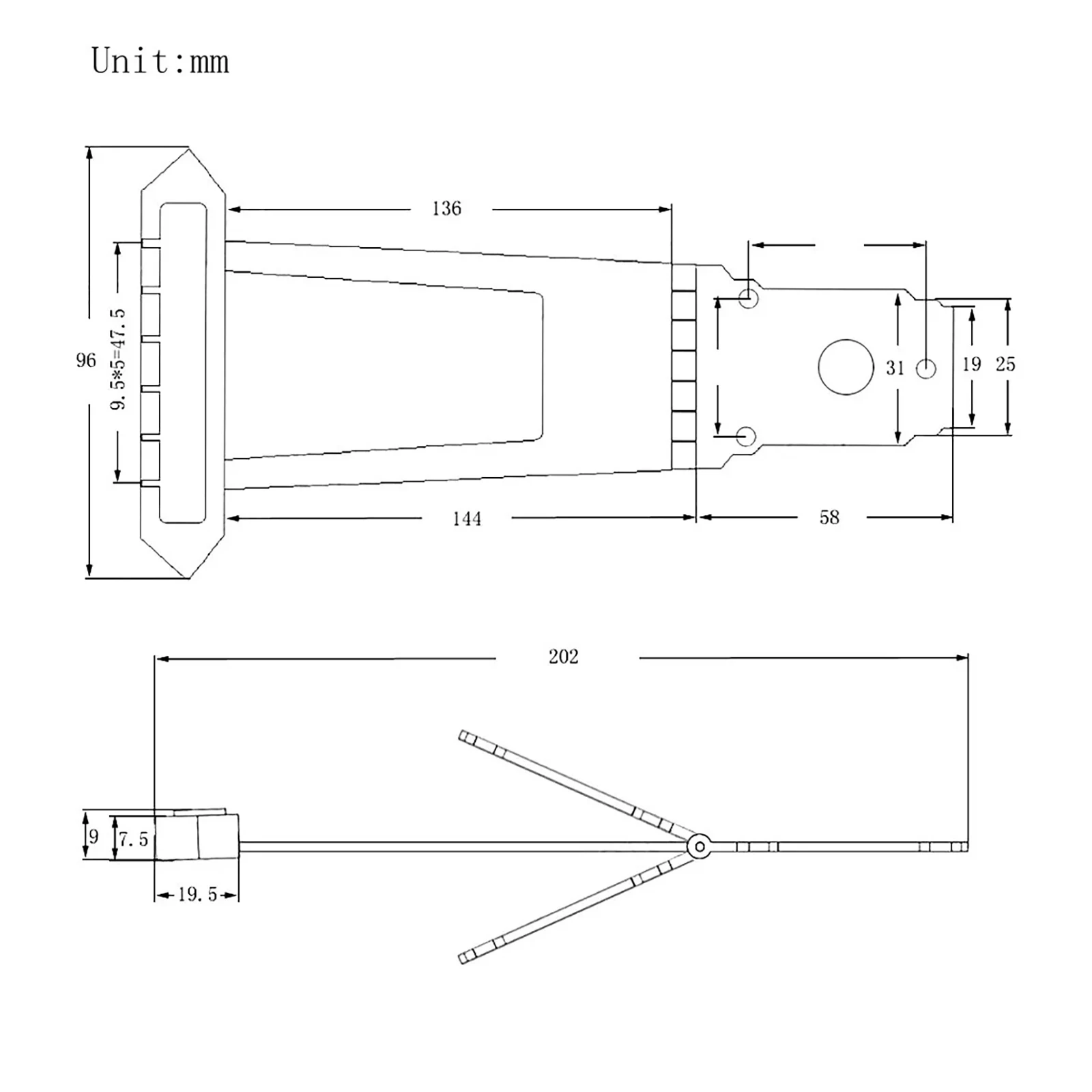 العلامة التجارية الجديدة شبه جوفاء الغيتار جسر ترابيز الذيل استبدال ل 6 سلاسل الجاز الغيتار الملحقات