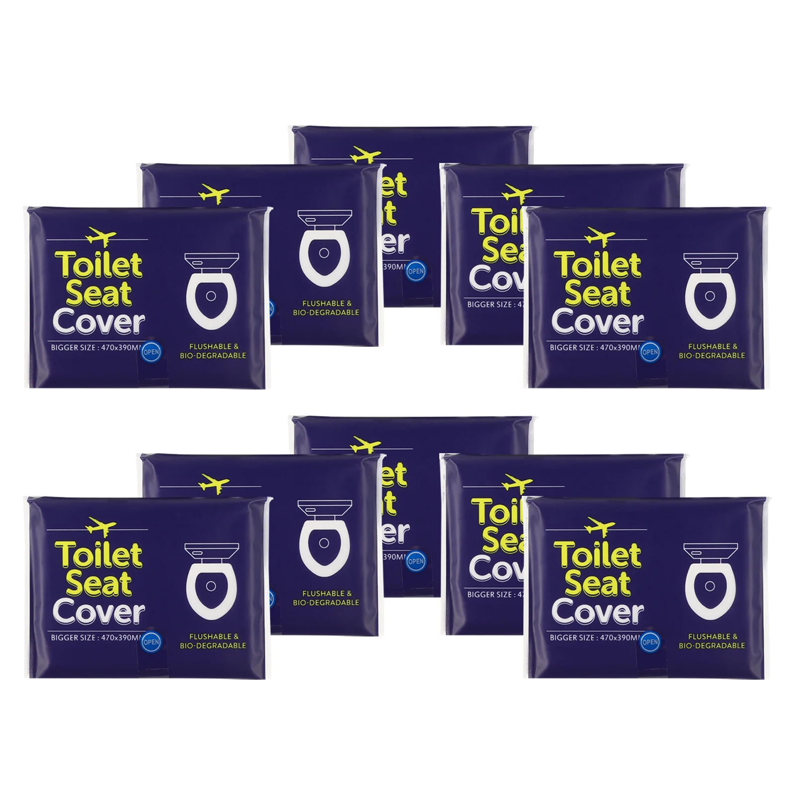 

80pcs Disposable Toilet Seat Covers Thickened Double Layer Elderly Cushion Portable Travel Bathroom Accessories