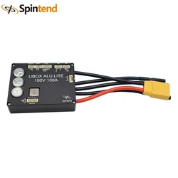 Spintend Single Ubox Aluminum Lite Controller 100V 100A Based on VESC for Electric Scooter Ebike Onewheel Skateboard Robot