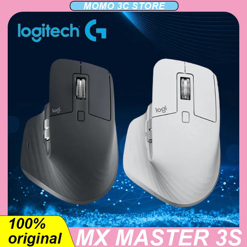 

Logitech Mx Master 3s Master Wireless Mouse Buletooth Ergonomic Long Endurance Customized Led Prompt Light PC Gaming Mice Laptop