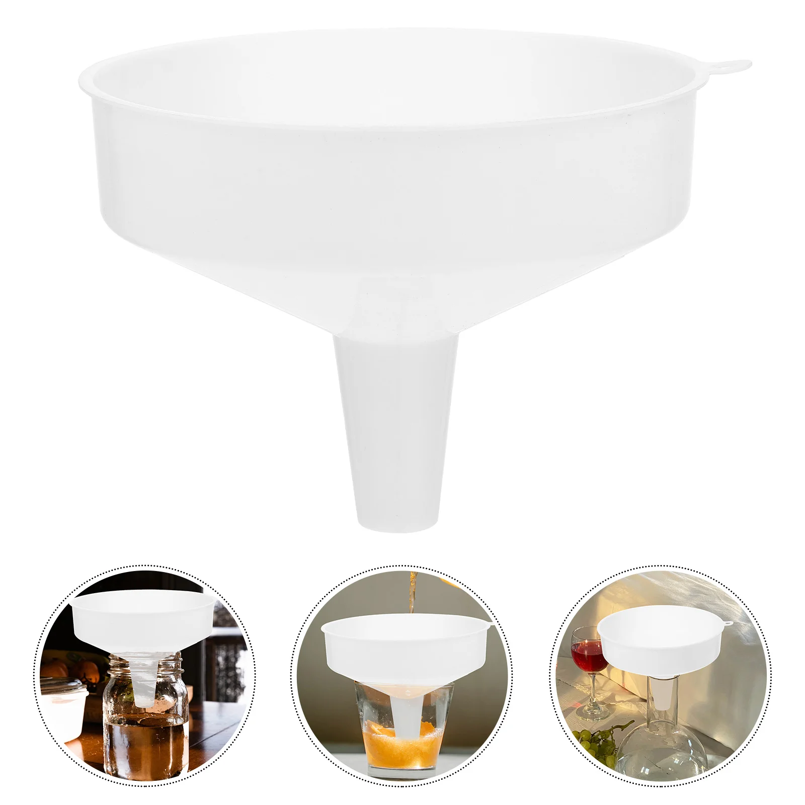 Wide Mouth Funnel Kitchen Large Big Canning Funnels for Filing Bottles Filling Plastic