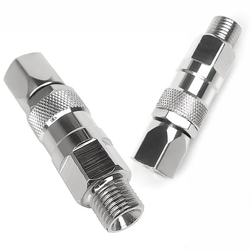 Airless Spray Hose Swivel Adapter Stainless Steel Sprayer Connector Suitable for Airless High-Pressure Paint Sprayer 5Pc Vogue