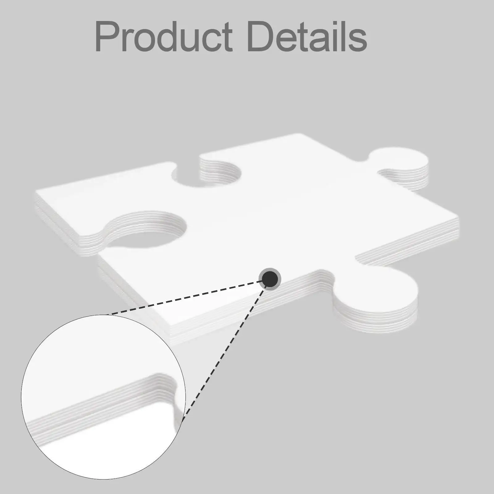 24 Puzzle Bianchi in Cartone 3 - Puzzle Blank White recensione e prezzo