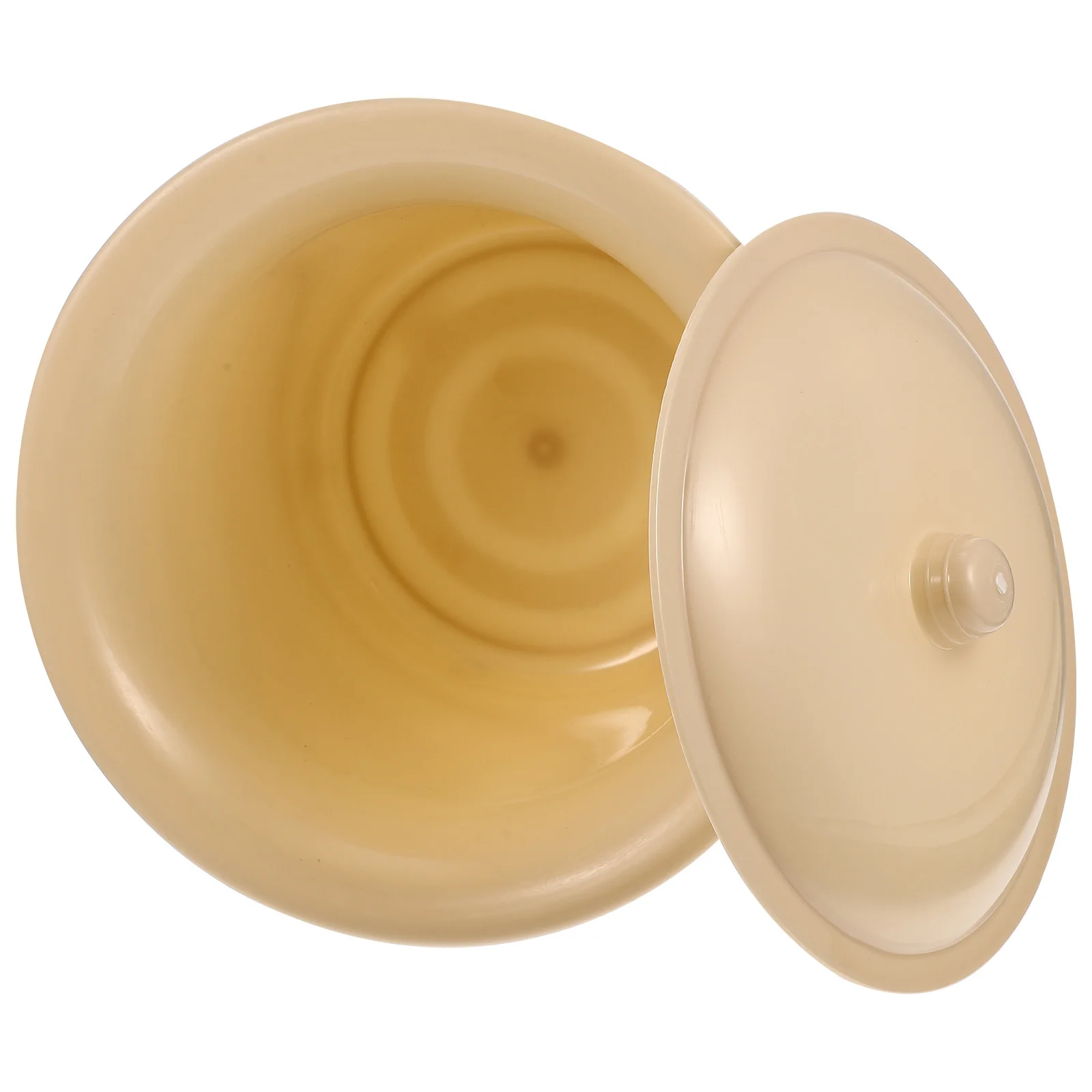 وعاء مبولة بلاستيكي ممتاز متعدد الوظائف مع غطاء للاستخدام العائلي كبار السن والأطفال المعوقين مقلاة سرير مبولة منزلية #4