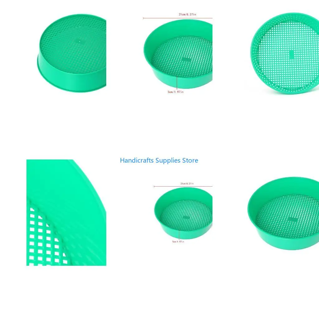 R1WA Plastic Garden Sieve Mesh Fiter Household Gardening Accessories Supplies