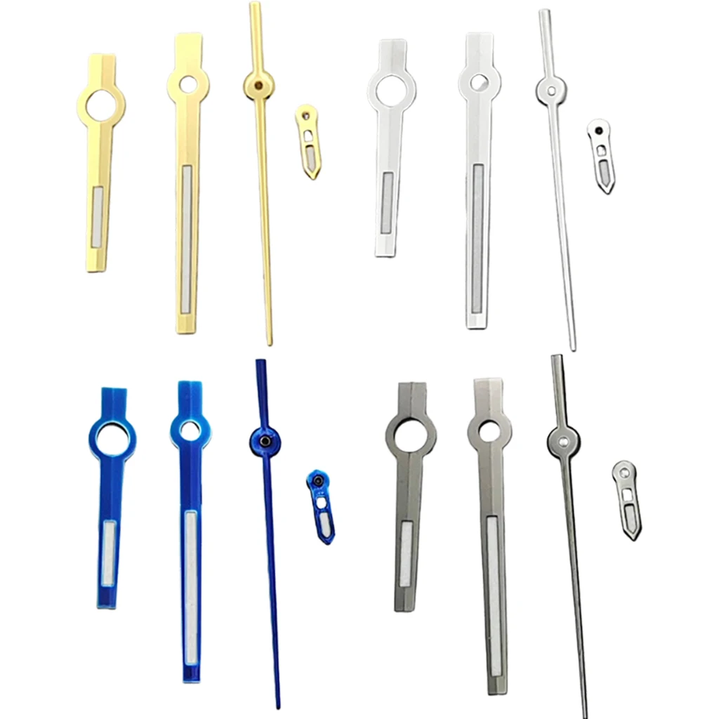 NH39 Silver/Gold NH39 Watch Hands Green Luminous Fit NH39 Automatic Movement Watches Pointer Accessory Part