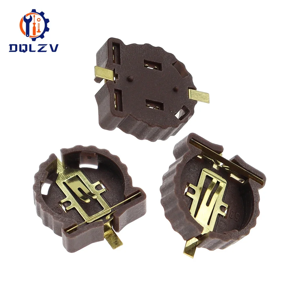 CR1220 Button Battery Holder 3V Button Battery Holder SMD Package Plating Temperature