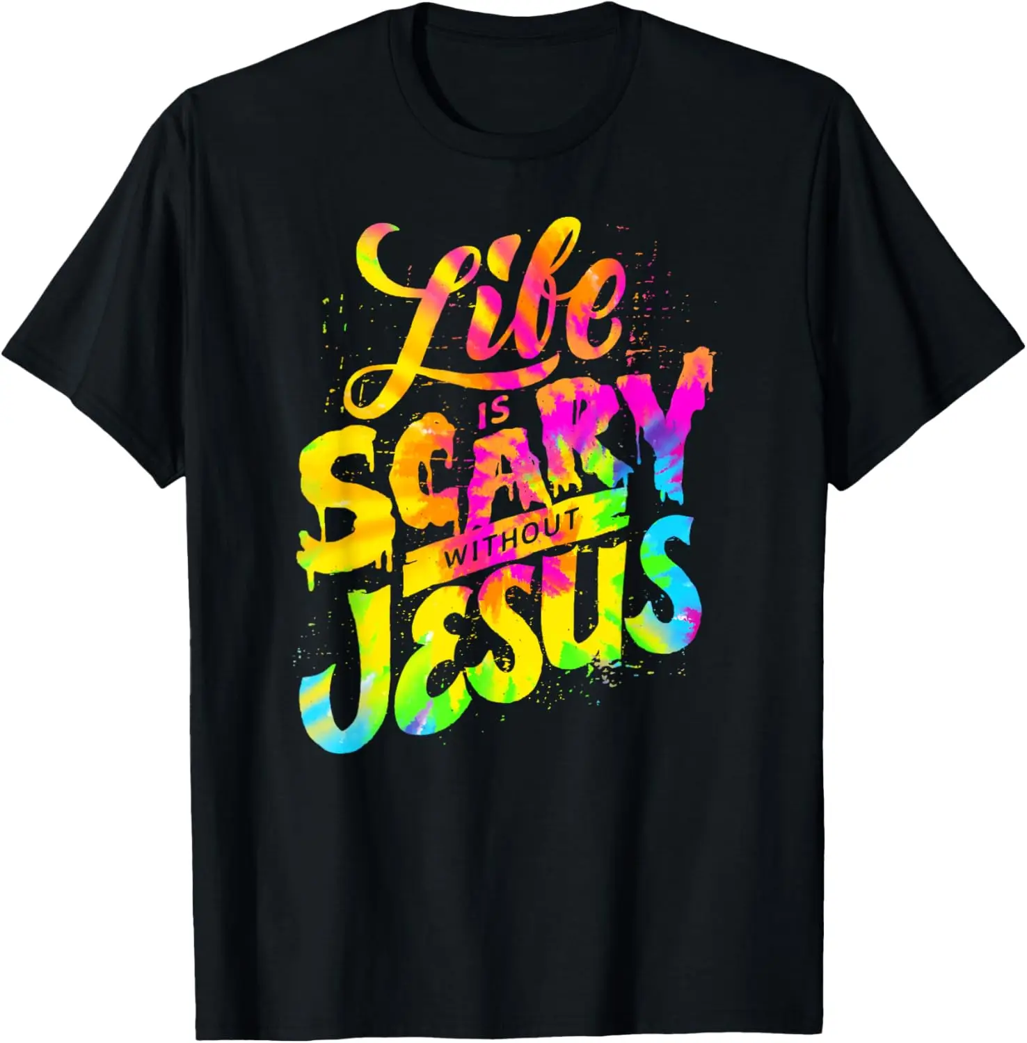 Life is Scary Without Jesus - Christian Faith Halloween T-Shirt