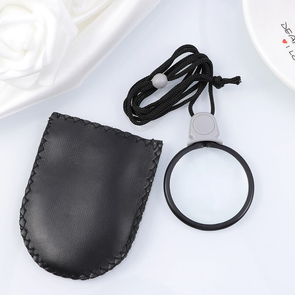 

2 шт., увеличительное стекло, ожерелье, подвеска, лупа для чтения карт, шитье, хобби, штамп, сбор ювелирных изделий, ремонта