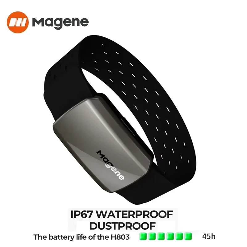 Magene Heart Rate Monitor H803 Sports Exercise Armband Heartbeat Tracker for Men Women Bluetooth ANT Heart Rate Tracker