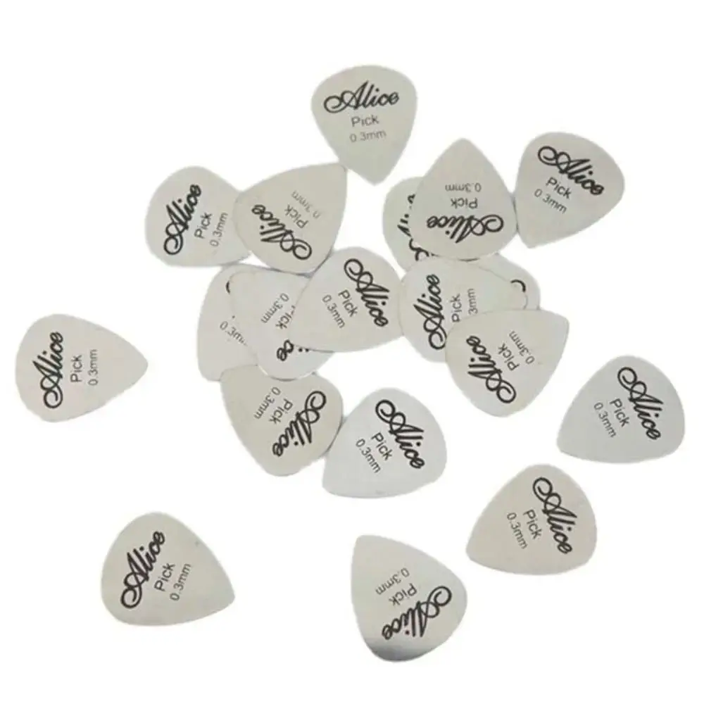 1/5Pcs Electric Guitar Bass Metal Guitar Pick Electric Guitarra Accesorios Replacement Beatpicks Stainless Steel