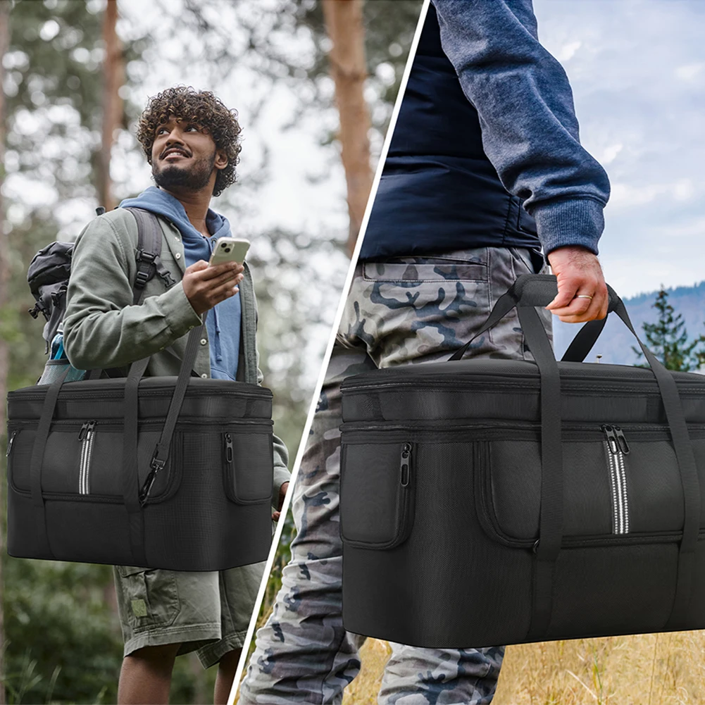 Carrying Case for Power 1000 Portable Power Station Bag Travel Storage Bag Anti-drop with Shoulder Strap & Handle