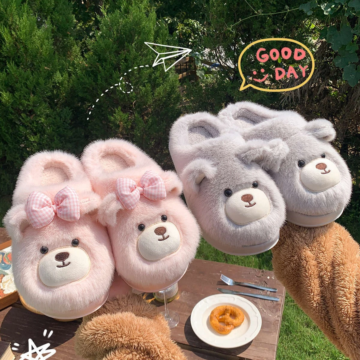 شباشب قطنية للنساء، شتاء 2025، منزل داخلي جديد، لطيف بعد الولادة، شباشب قطنية سميكة للرجال، شتاء