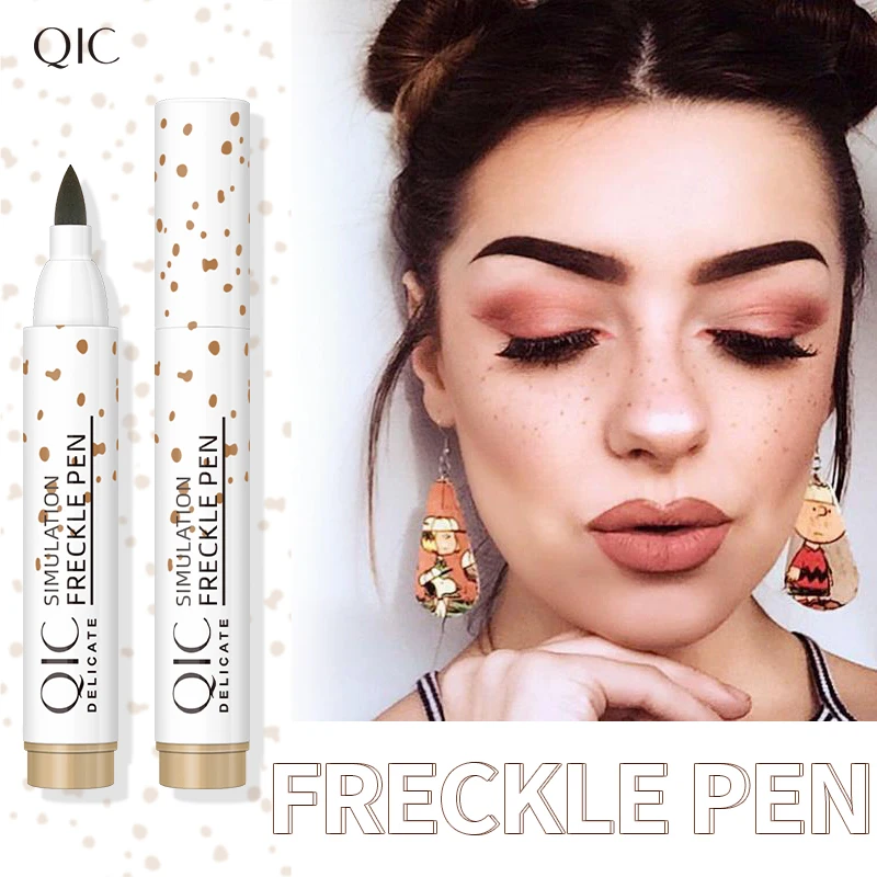 Face Fake Freckles Pen Natural Waterproof Concealer for Long Lasting Look Dot Spot Pen Makep Tool Cosmetic