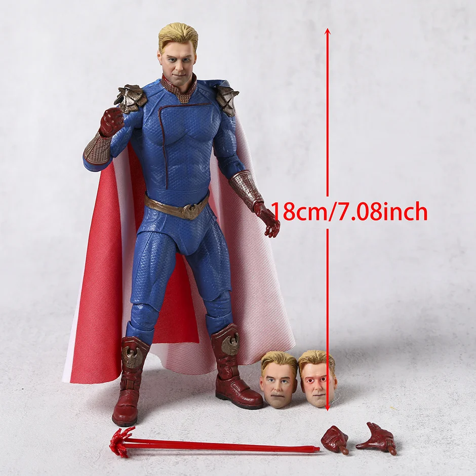 18CM Neca Figure The Boys Figure Starlight & Homelander 7 "Ultimate Action Figure Modello da collezione Giocattoli Regali di Natale