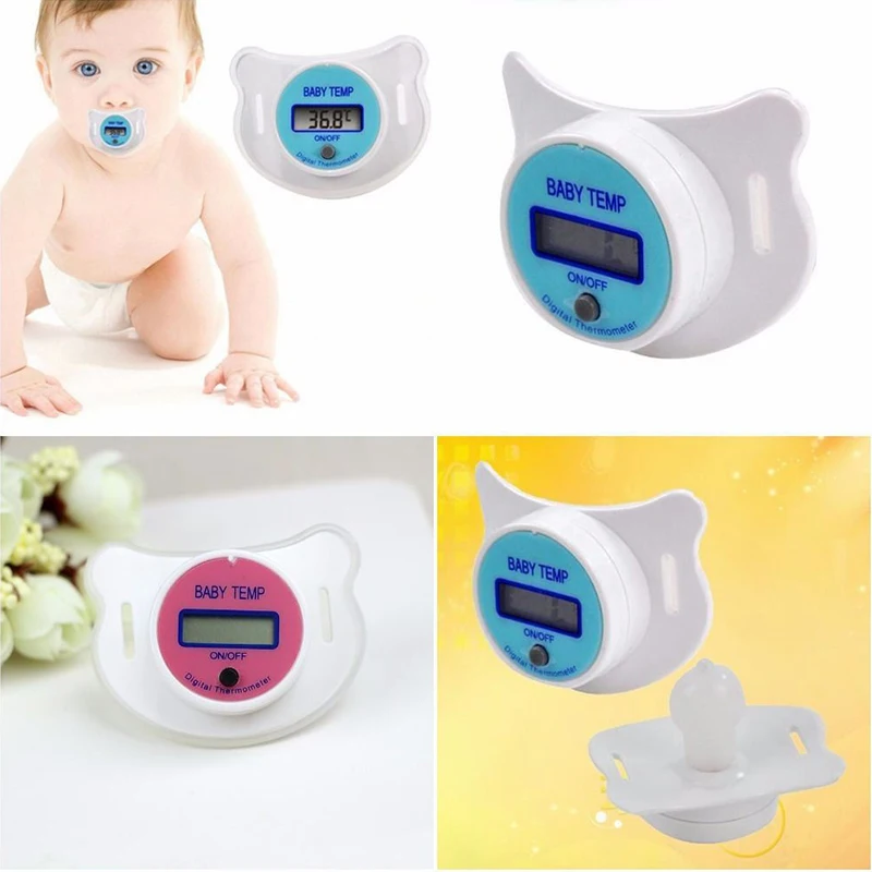 Pacifier Thermometer Infant Electronic Boby Thermometer Children Baby Silicone Fever Temperature Bar Baby Care Household Tools