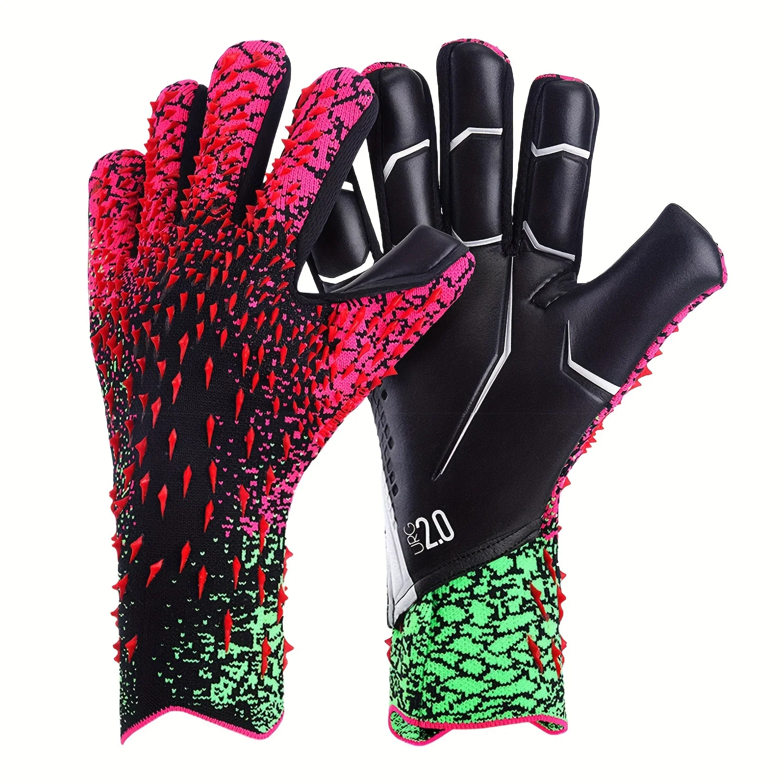 

New Latex Football Goalkeeper Gloves Thickened Football Professional Protection Adults Teenager Goalkeeper Soccer Goalie Gloves
