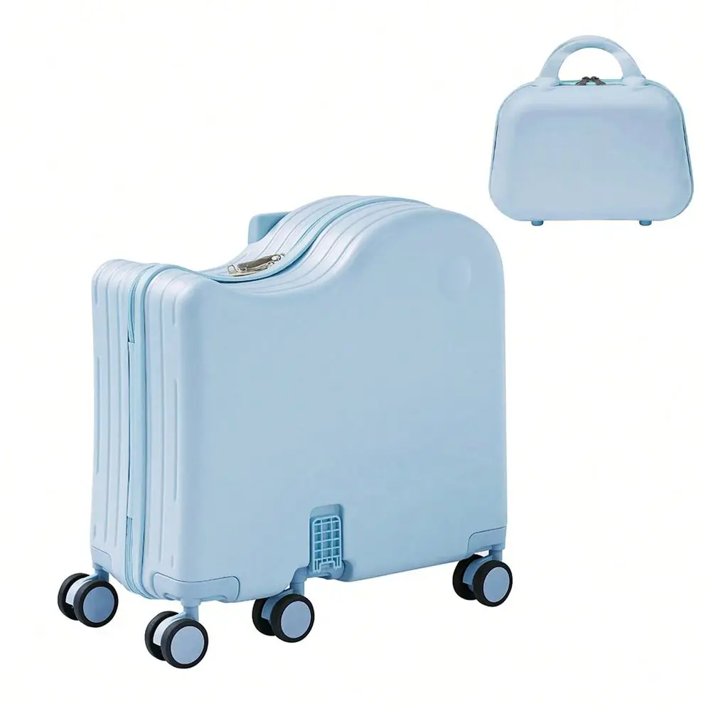 Luggage With Portable Bag,Hardshell Suitcase With 360 Universal Wheels, TypeC USB Interface, Combination Lock And Resistant Mat