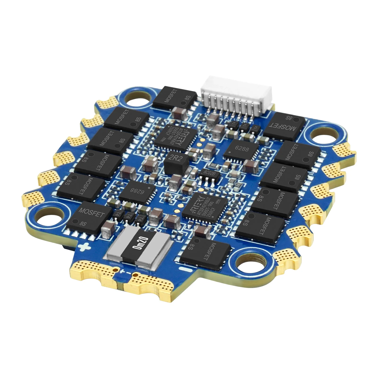 SEQURE Blueson A2 6S | 8S 70A ESC with AM32 or BLHeli_32 Pre-release Firmware 128KHz 4IN1 ESC for FPV Drones Racing & Freestyle
