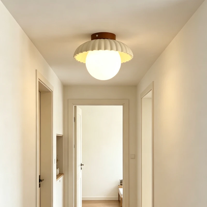 French Minimalist Style Home Ceiling Lamps Colorful Metal Art Light Fixture Corridor Bedroom Kitchen Island Led Lighting Decor