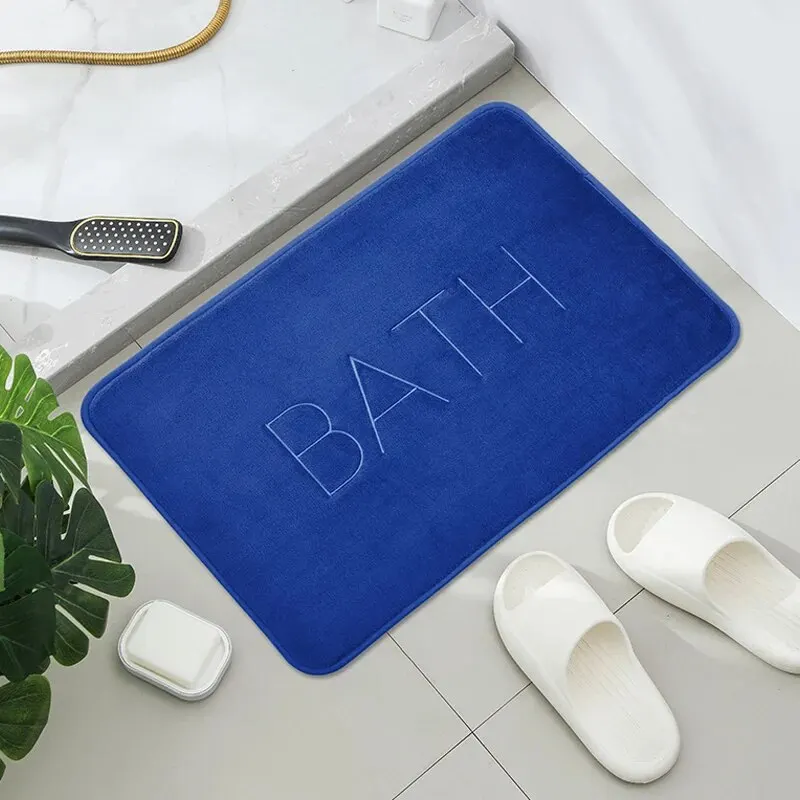 Floor Mat,bathroom Absorbent Non Slip Mat,bathroom Door Mat,bedroom Carpet,bathroom Decoration,kitchen Area Carpet,laundry Room