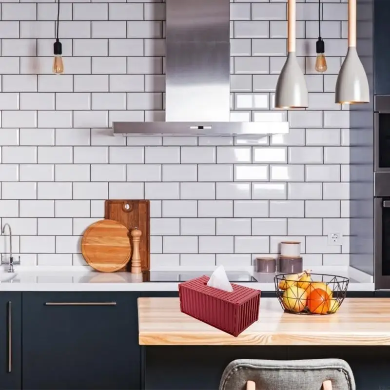 

Красочная модель контейнера, держатель для салфеток, декоративный диспенсер для салфеток, коробка для салфеток для гостиной, для