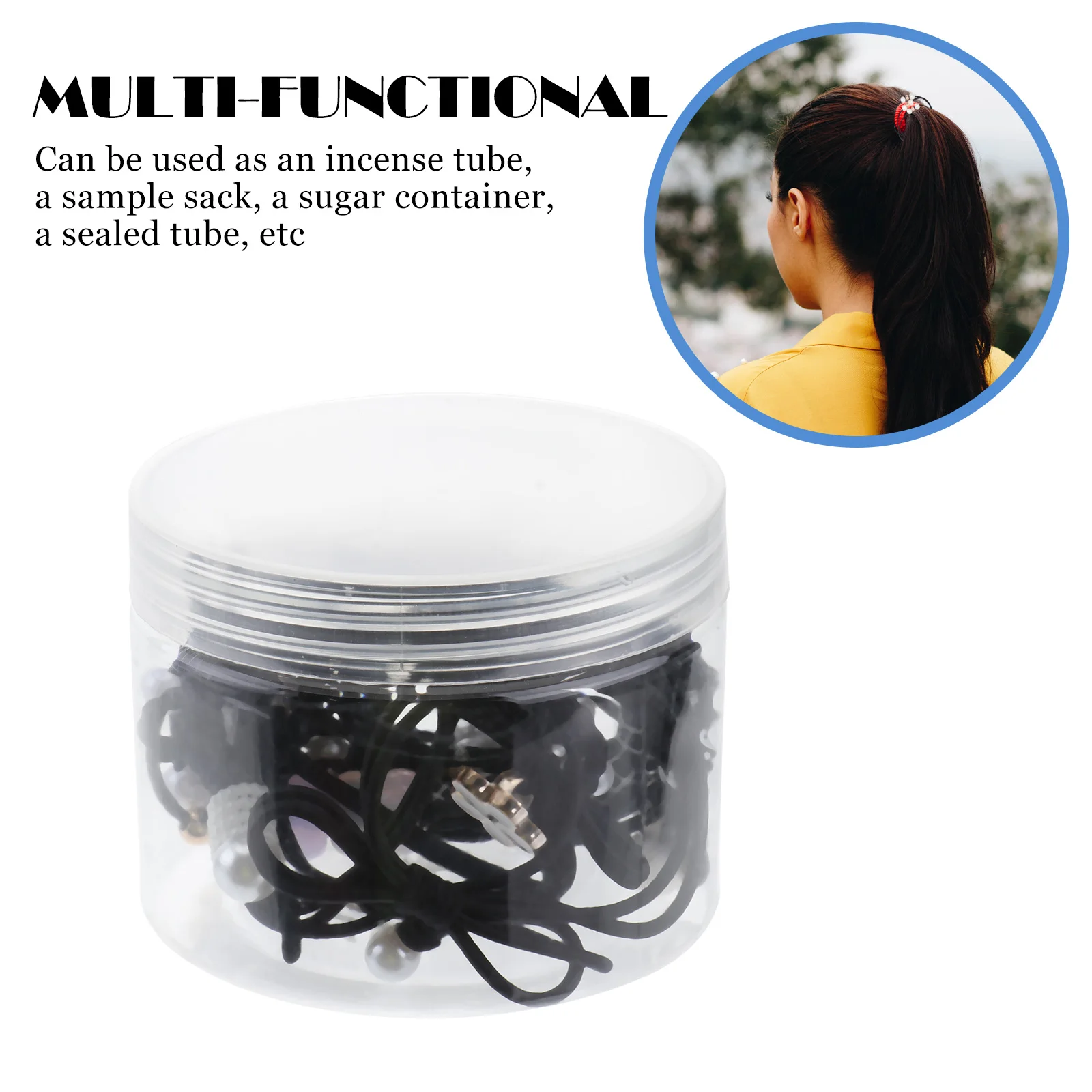 

4pcs Hair s Hair Circle Set Nylon Head Rope Ties Durable Women Accessories Earth Tones Daily Gatherings Gift Box
