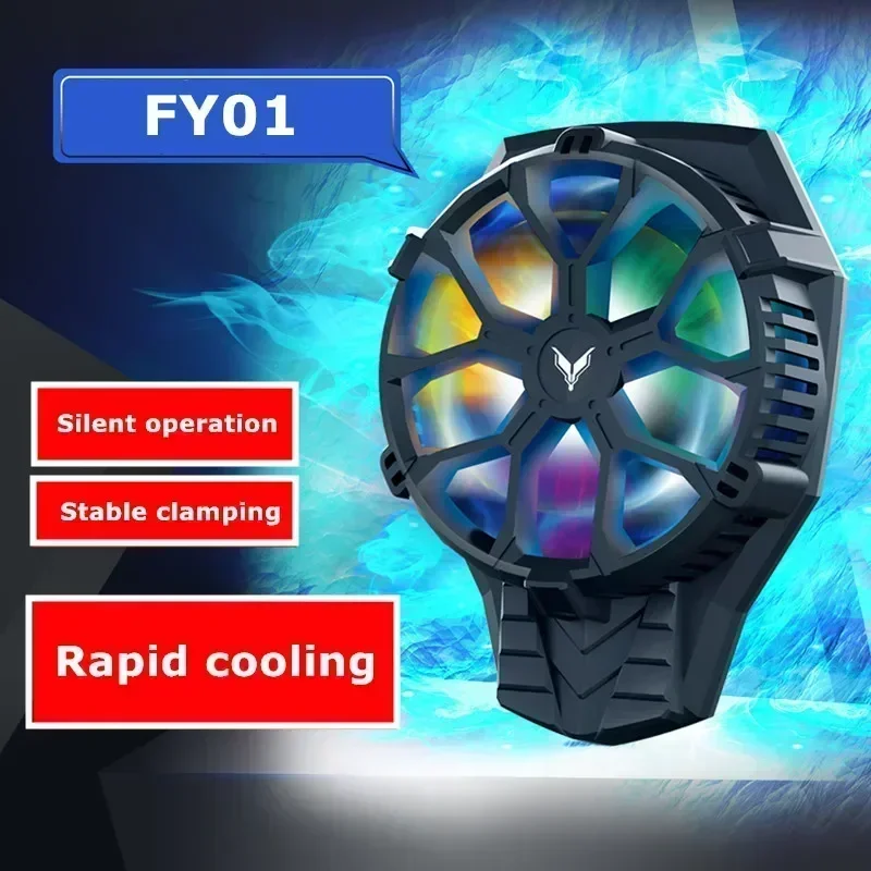 

FY01 Portable Mobile Phone Back-clip Semiconductor Fast Cooling Radiator for PUBG Game Cooler for IPhone Android Cool Heat Sink