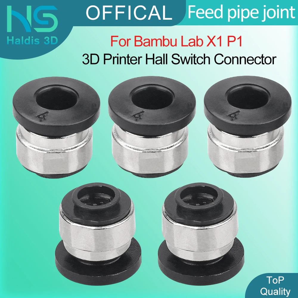For Bambu Lab X1 P1 4mm 3D Printer Hall Switch Connector Extruder Filament Sensor P1 Series 3D Printer Update Replace Accessory