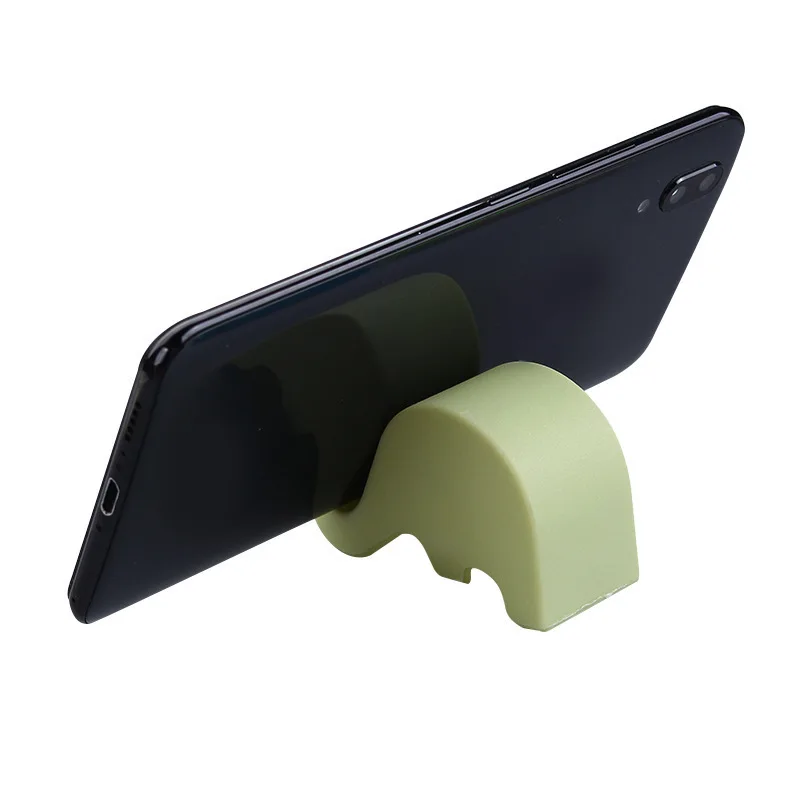Lovely Elephant Desk Mounts Plastic Stand Holder For Cell Phone Tablet