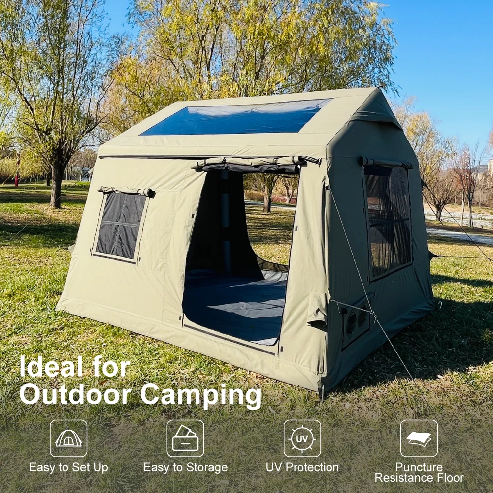 

Hot Sale Tourus New Design From 5 to 13 Square Meters Camping 4 Season Air Tent for Sale