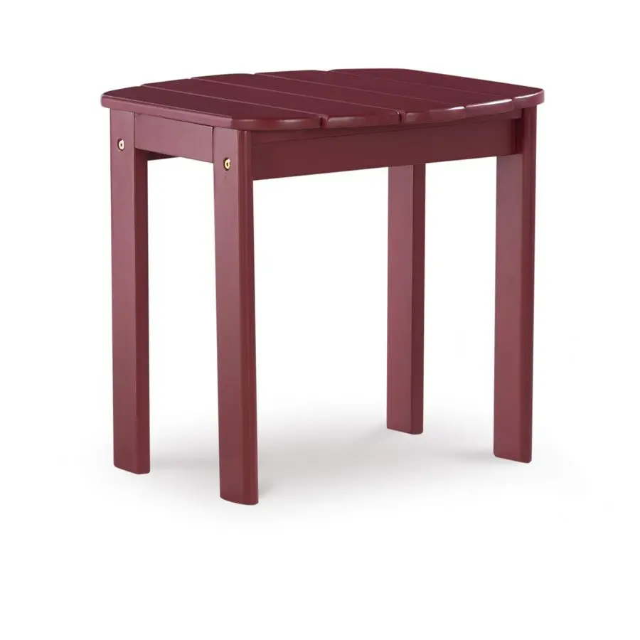 

End, Red Table, 18.11 x 18.5 x 18.11