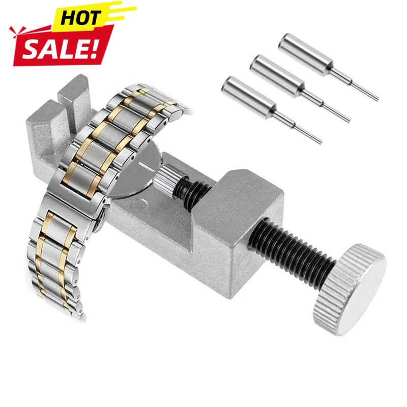 All Metal Adjustable Watch Tool for Apple for Samsung Watch Adjustable Remover Kit Metal Strap Bracelet Link Pin Repair Tool