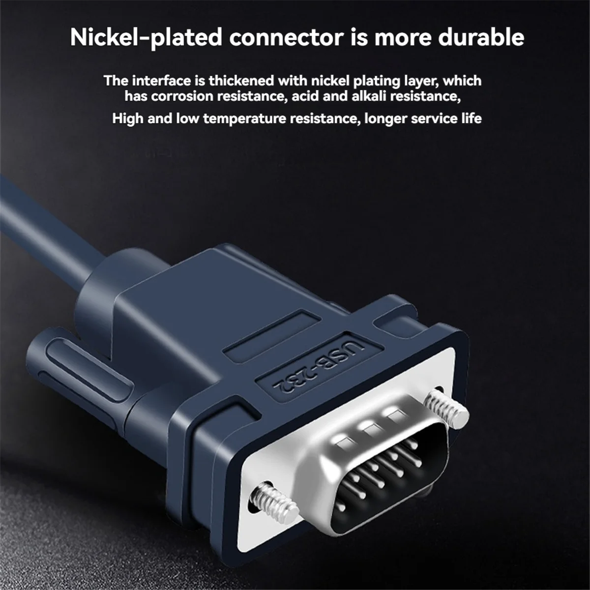 ABXHH USB إلى RS232 محول DB9 كابل المنفذ التسلسلي الصناعية 9-Pin تحويل كابل DB9 ذكر أنثى سلك نقل البيانات