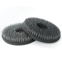Brosse diamant noire pour meulage et polissage de sol en béton, diamant abrasif circulaire rond, pierre de granit de marbre, 12 po, 300mm