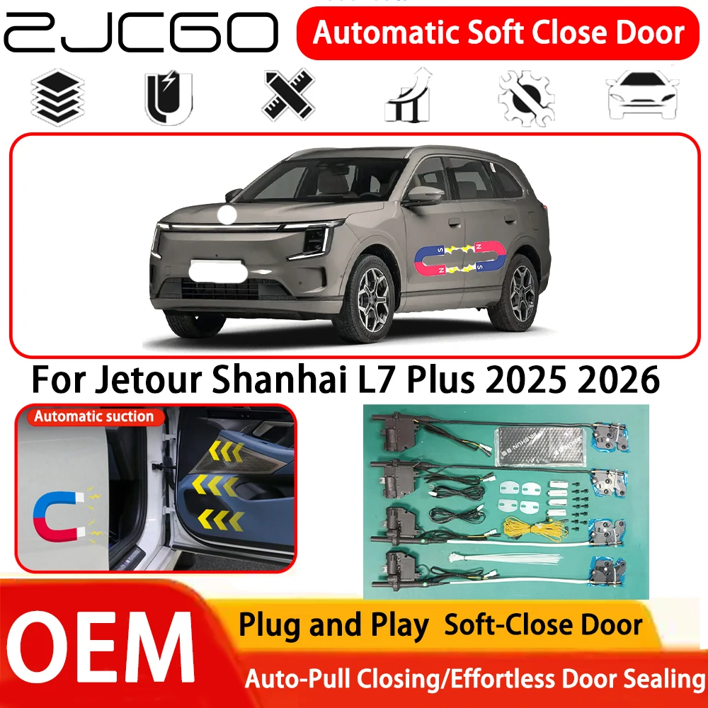 for Jetour Shanhai L7 Plus 2025 2026 Car OEM Plug and Play Automatic Electric Soft Close Door Comfort Closing System ﻿