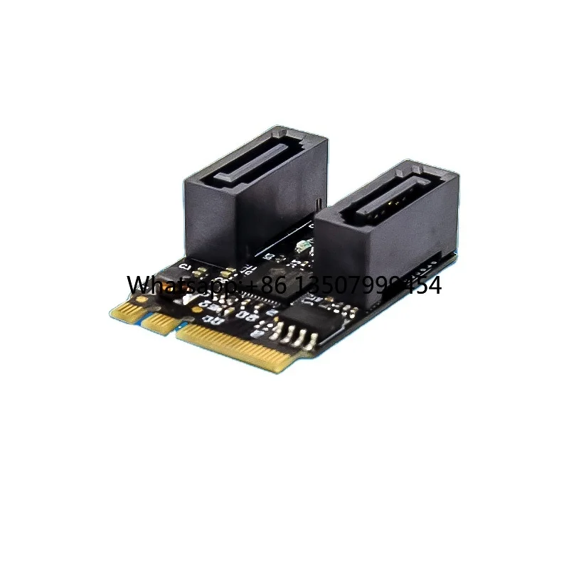 

M.2 A+E ST581 2-port 10/100/1000Mbps PCI Express Internal SSD Industrial Control Storage Expansion Card in Stock