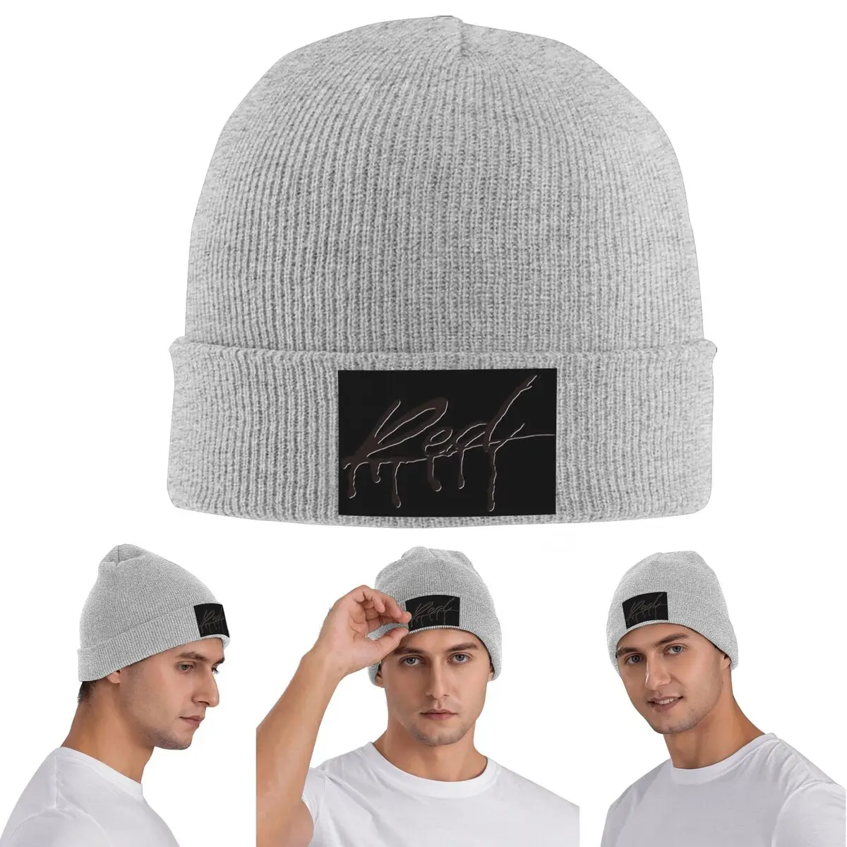 Czapka zimowa Playboi Carti, ciepła dzianinowa czapka typu beanie, czapka hip-hopowa unisex