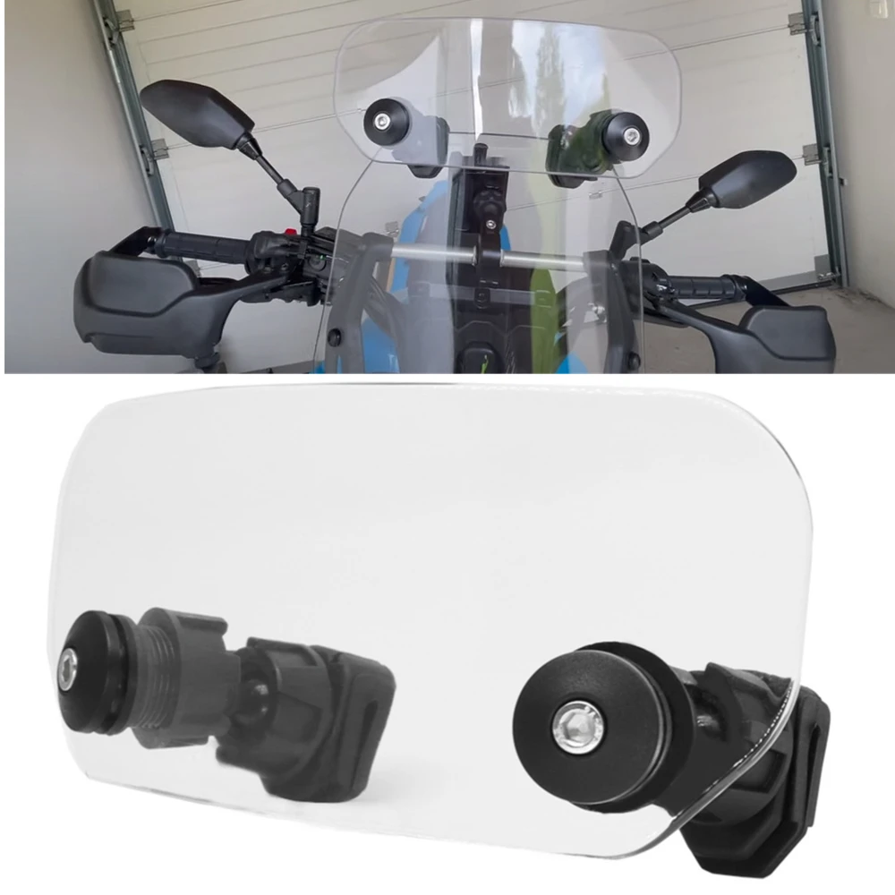 

Motorcycle Windshield Extension Wind Deflector Heightened Adjustable Modified Parts Universal Wind Guard