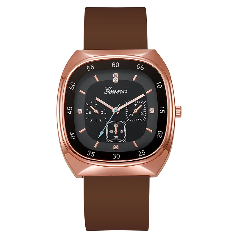 Top New Fashion Women Luxury Watches Students Square Silicone Jelly Quartz Watch For Gift Relogio Feminino Men Wristwatch Clock