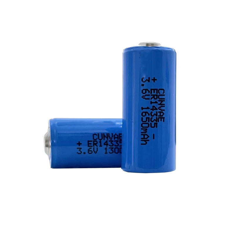 2 Chiếc ER14335 14335 2/3AA 3.6V 1650Mah Pin Lithium Li-ion AA Pin Lithium PCL Khô Sơ Cấp tế Bào Khí Thiết Bị Y Tế