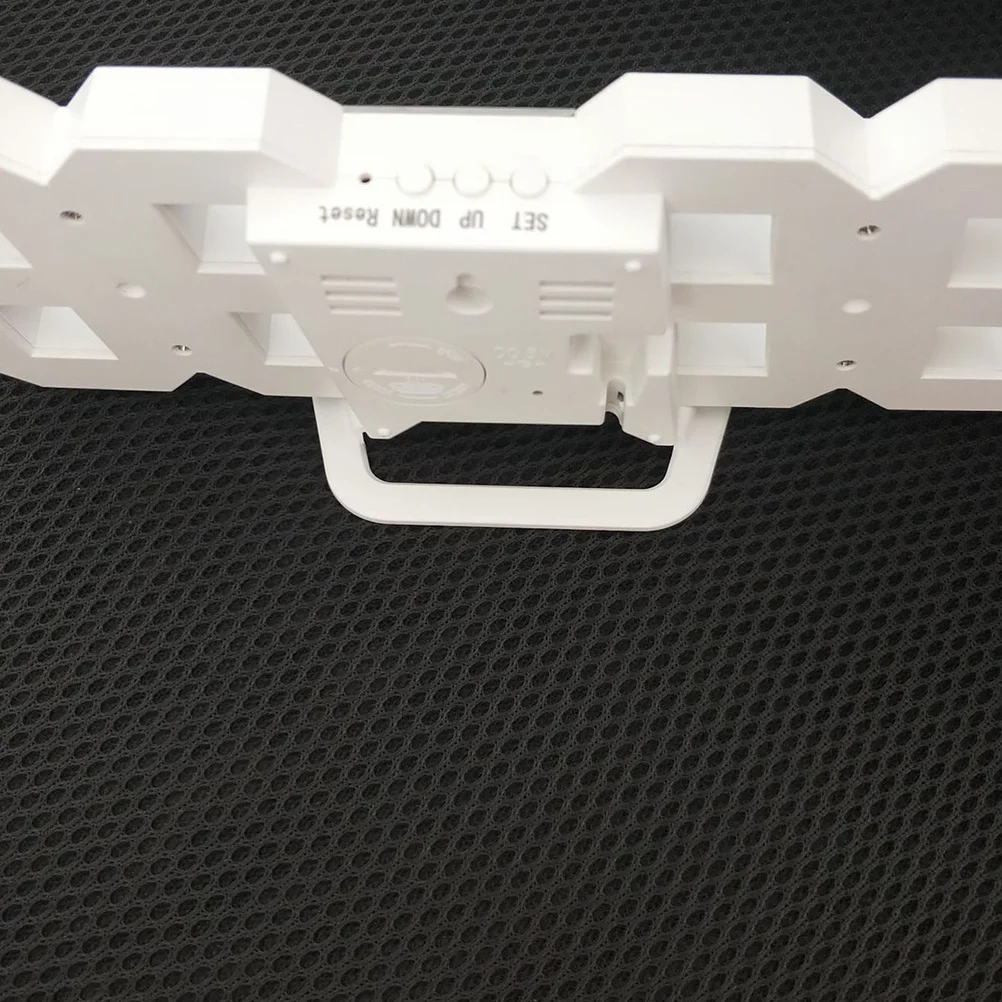 

1pc Digital Clock Led Alarm Clock Brightness Adjustment Large Display Date Time Snooze Function For Home Office Hotel Wall