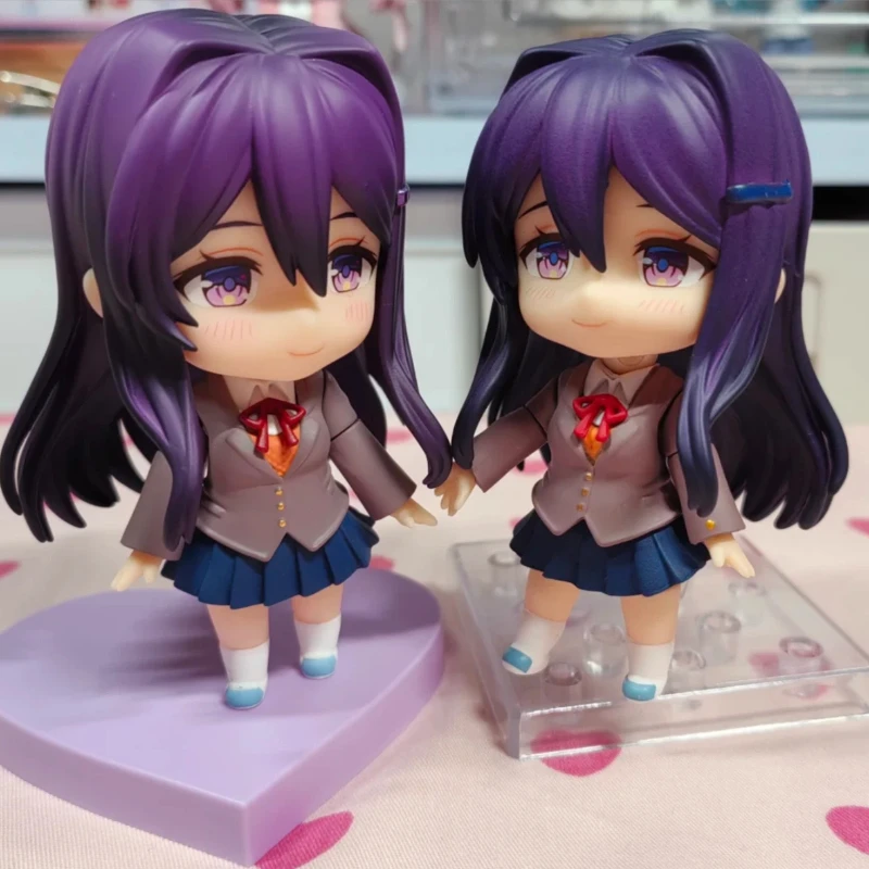 

Non-Original High-Quality Figure Doki Doki Literature Club! Nendoroid No.2283 Yuri Monika Sayori Natsuki Suitable For Anime Fa