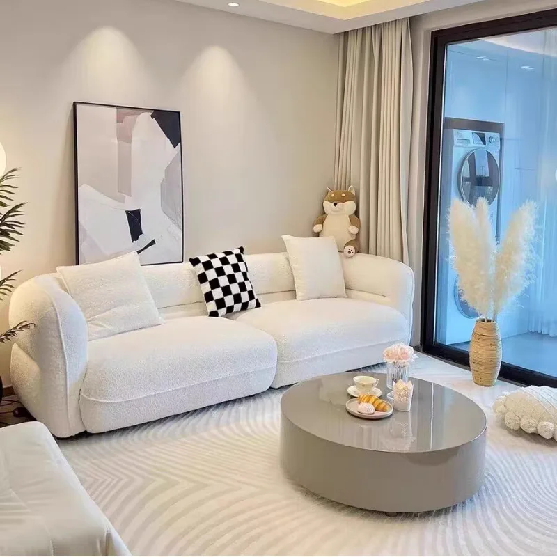 

Modern Luxury Living Room Sofa Modern Couch Multifunctional White Sofa Relaxing Unique Divano Divani Da Soggiorno Home Furniture