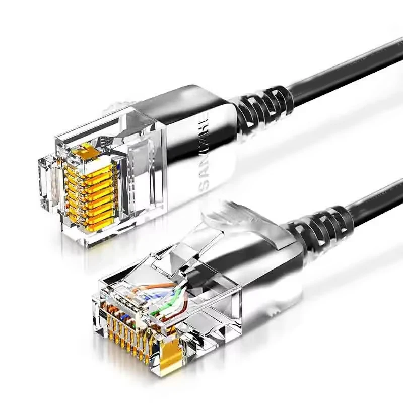 Kabel Ethernet SAMZHE Cat6A 10Gbps Cat6 Lan UTP RJ45 Cienki Kabel Sieciowy do PC, Modemu Internetowego, Routera, Kabel Ethernet Cat 6 — zdjęcie produktu 7