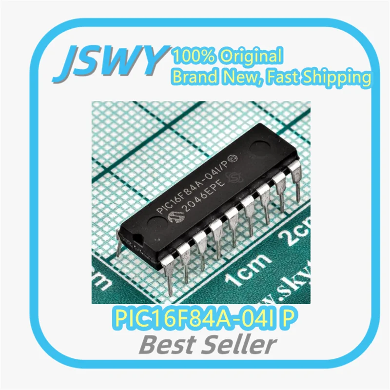 

(1/5 piece) IC16F84A-04I/P IC16F84A-04 DIP-18 Through-hole Microcontroller Chip, Original and Genuine Product