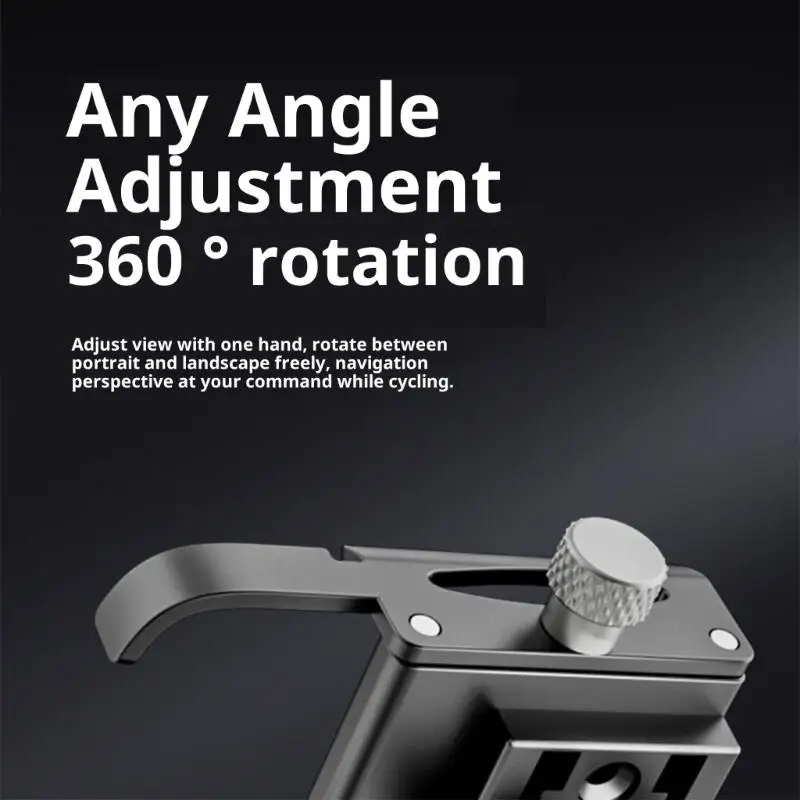 Y1UB High Strength Aluminum Phone Mounts with Vibration Dampening Technology 360 Rotates Function for Motorcycle Bike Use