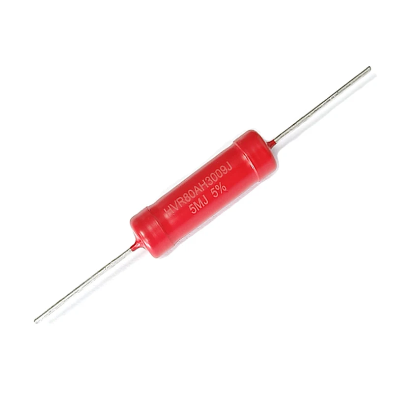 2Pcs HVR80AH3009 High voltage resistor 3W 1M50M10K470K1K 30K Ohm 5M100M30M20M500M1G Thick film non inductive resistor
