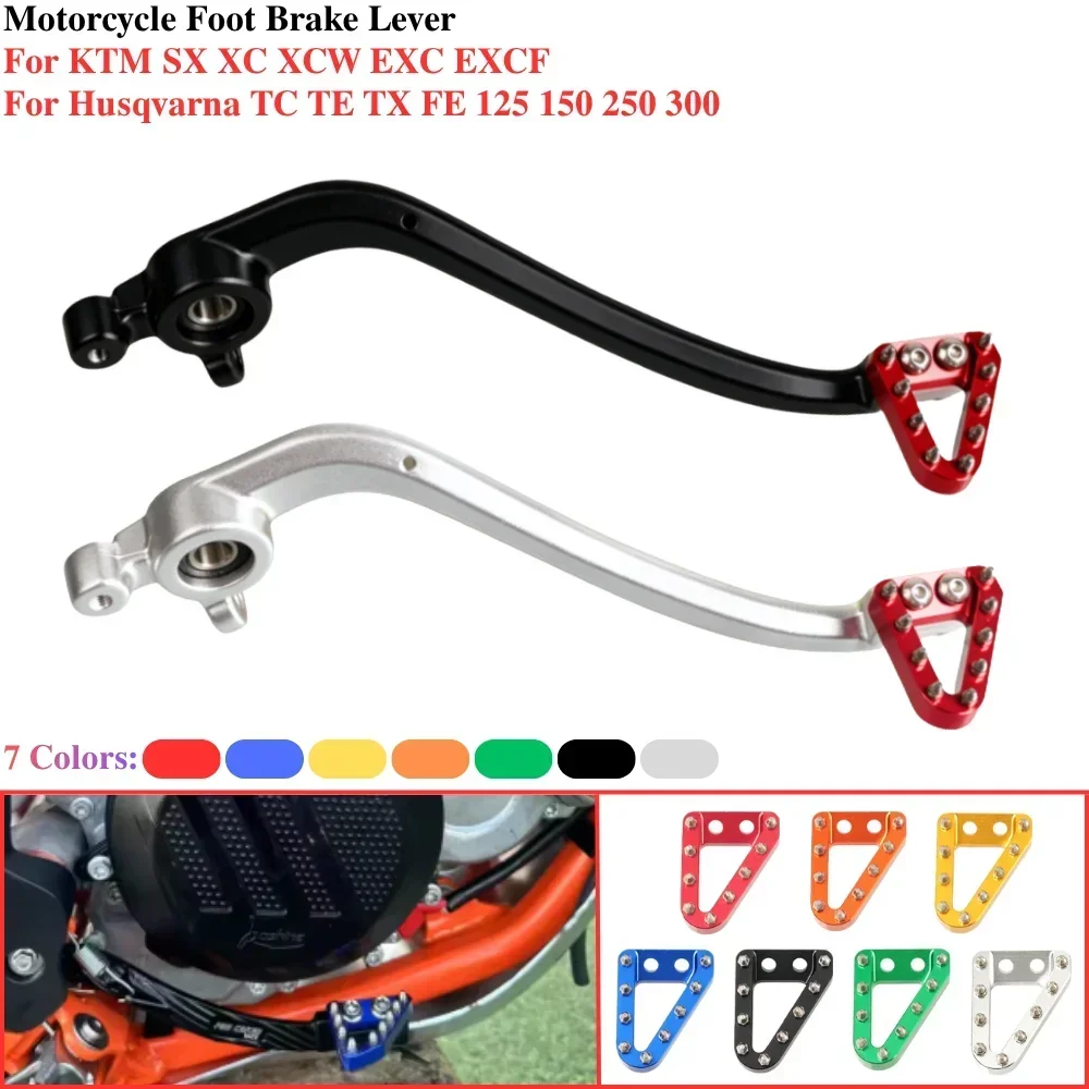 Motorcycle Rear Foot Brake Lever for KTM SX SXF XC XCW XCF EXC EXCF Husqvarna TC TE TX FE 125 150 250 300 GASGAS EX EC 2016-2024