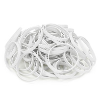 White Elastic Rubber Bands Stretchable Sturdy Rubber Rings For Office School Home Diameter 15mm 50mm 60mm Width 5mm Thk1.5mm